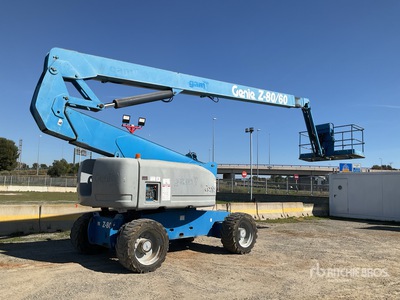 2007 Genie Z80/60 4WD Diesel Articulating Boom Lift