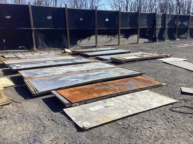 Lot of Assorted Sheets of Metal