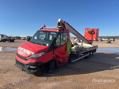 2019 Multitel 160 ALU 14 m on 4x2 Camion Nacelle Bucket Truck (Inoperable)
