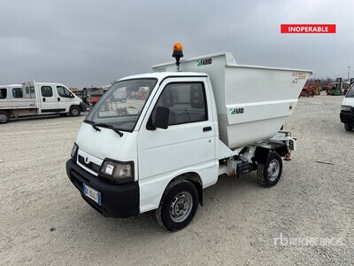 2007 Piaggio Porter Waste Collection Truck