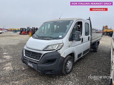 2017 Fiat Ducato Crew Cab Camión Caja Abierta (Inoperable)