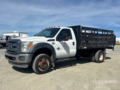 2015 Ford F-550 XL 4x4 Flatbed Truck