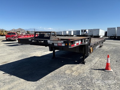2017 Trail King TK80HT 40 ft T/A Hydraulic Tail Trailer
