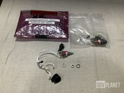 (9) Raytheon 1669233-3 Toggle Switch Assemblies