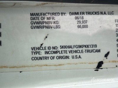 2019 Western Star 6x4 Snow Plow Truck