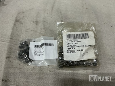 (236) Assorted 50FK640 Self-Locking Nuts