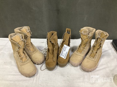 (78) Pairs of Combat Boots & (18) Pairs of Men's Boots