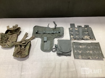(28) First Aid Kit Pouches, (37) M4 Three Mag Pouches & Assorted Items