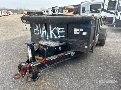 2017 Texas Made DT71616KBP 16 ft T/A Dump Utility Trailer (Inoperable)