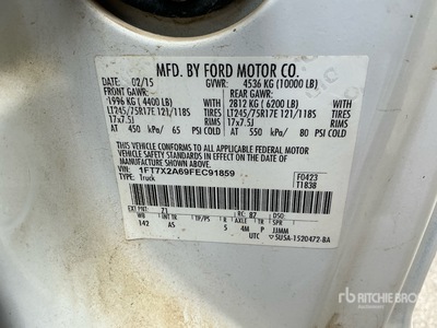 2015 Ford F-250 4x2 Extended Cab Pickup