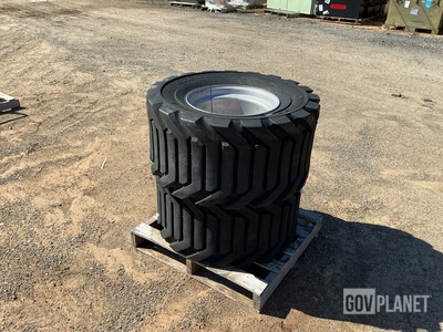(2) OTR 33x15.50-16.5NHS Tires w/Wheels