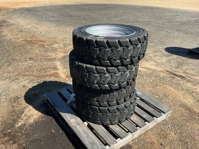 (4) JLG Wearmaster 240/55D17.5 Tires w/Wheels