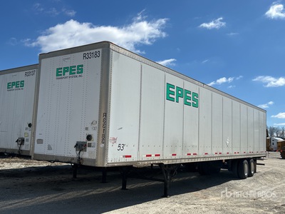 2012 Wabash DVCVHPC 53 ft x 102 in T/A Van Trailer