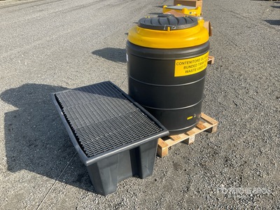 Skid Mounted Spill Containment 120L w/ Bunded Tank (Unused)