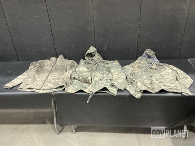 (2) Camouflage Jackets, (12) Cold Weather Parkas & Assorted Items