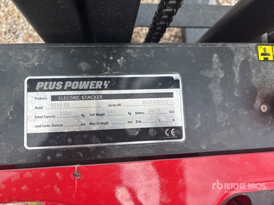 2025 Plus Power ES15-ES 電動パレットジャッキ