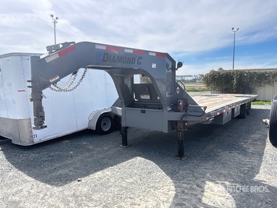 2023 Diamond 35 ft T/A Gooseneck Trailer Equipment Trailer