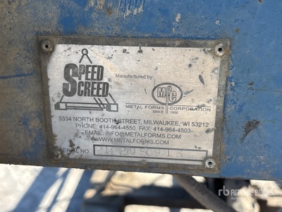 Speed Screed Concrete Screed