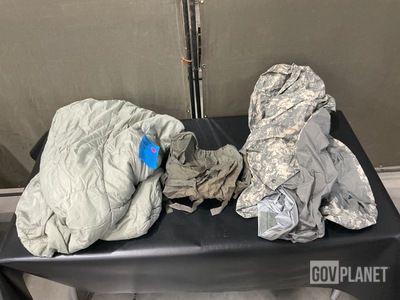 (24) Sleeping Bags, (12) Bivy Covers & Assorted Items