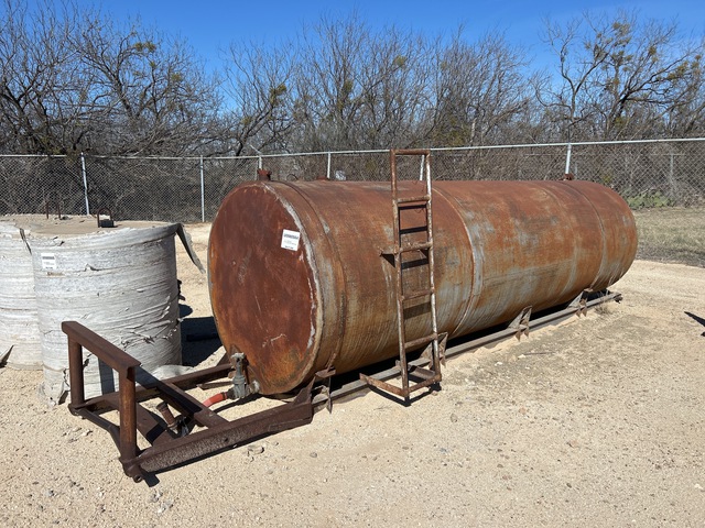 8129 gal Skid Mounted Steel Waste Tank