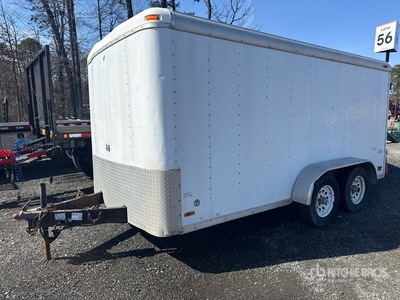 2007 Pace 14 ft T/A Enclosed Trailer