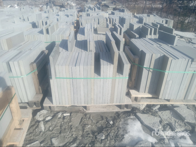 Quantity of (14) Pallets of Blue Landscaping Paver Stones