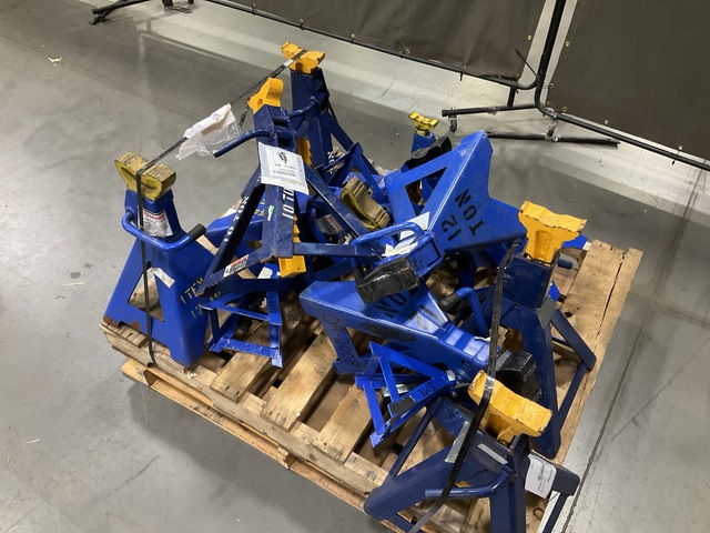 (6) Westward 3-Ton Vehicle Stands & (9) Westward 12-Ton Vehicle Stands