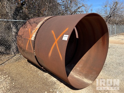 Quantity of (2) 76 in Diameter Steel Tube