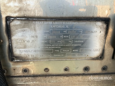 2010 Great Dane Refrigerated Trailer