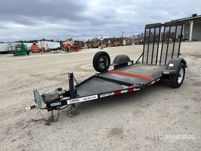 2021 MMDI 58RVX10 8 ft S/A Equipment Trailer