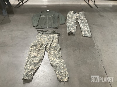 (37) Pairs of Cold Weather Trousers, (2) Parka Liners & Assorted Items