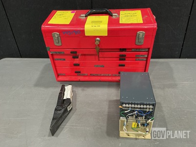 (1) Tool Box Kit, (1) Power Supply, (5) Bucket Tips & Assorted Items
