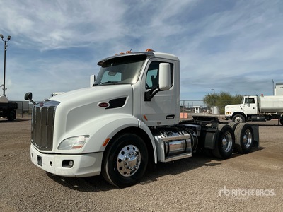 2017 Peterbilt 579 6x4 T/A Day Cab Truck Tractor