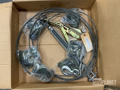 (4) Spencer Industries 87034A1800 Wire Rope Assembly Sets