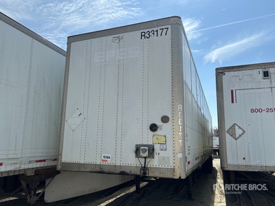 2013 Wabash DVCVHPC 53 ft x 102 in T/A Van Trailer