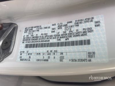 2016 Ford Escape SE 4x4 SUV