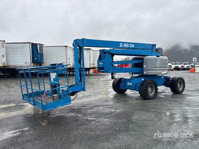 2008 Genie Z-60/34 4WD Diesel Plataformas Elevadoras Articuladas