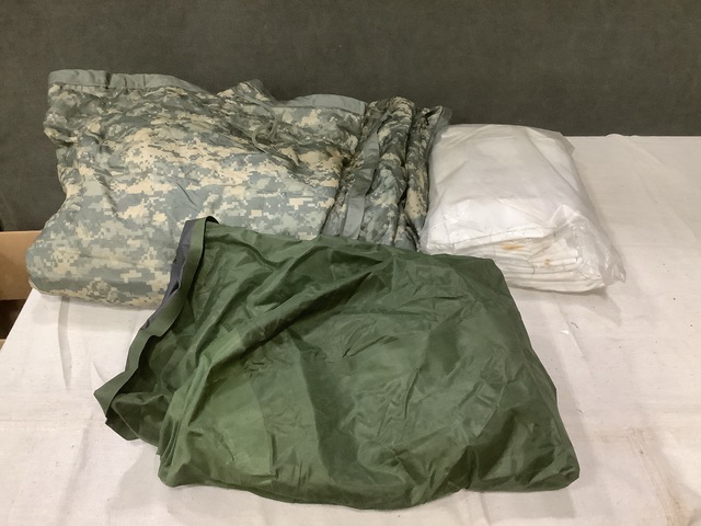 (26) Wet Weather Poncho Liners, (90) Food Handler&rsquo;s Caps & Assorted Items