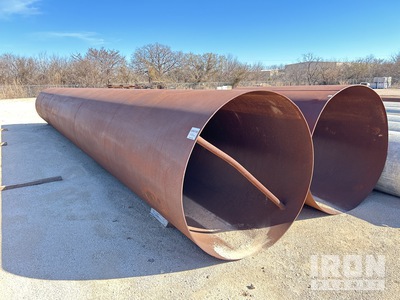 Quantity of (2) 65.5 in Diameter Steel Tube