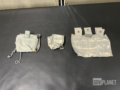 (118) M4 Three Mag Pouches, (124) Hand Grenade Pouches & Assorted Items