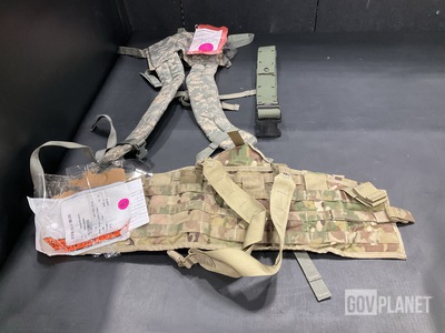 (79) Tactical Assault Panels, (15) Individual Equipment Belts & Assorted Items