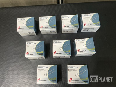 (272) Boxes Of Works Services A-A-2601 Paper Clips