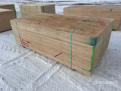 Quantity of (60) 1/2 in x 4 ft x 8 ft CSP/DFP No Stamp Multiplex (Unused)