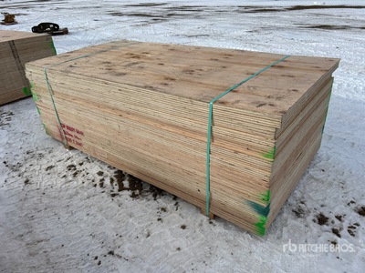 Quantity of (60) 1/2 in x 4 ft x 8 ft CSP/DFP No Stamp Multiplex (Unused)