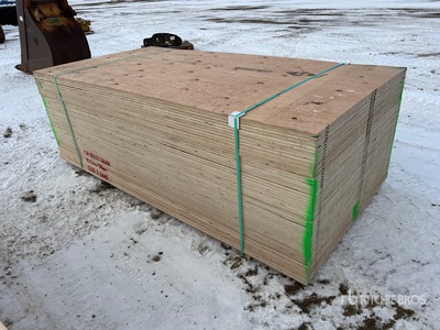 Quantity of (50) 5/8 in x 4 ft x 8 ft CSP/DFP No Stamp Multiplex (Unused)