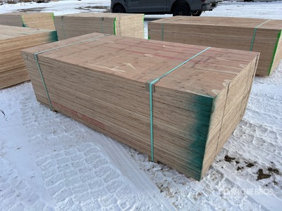 Quantity of (40) 3/4 in x 4 ft x 8 ft CSP/DFP No Stamp Multiplex (Unused)