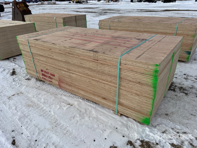 Quantity of (40) 3/4 in x 4 ft x 8 ft CSP/DFP No Stamp Plywood (Unused ...