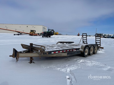 PTL Trailers 21000 lb 23 ft Tri/A Equipment Trailer