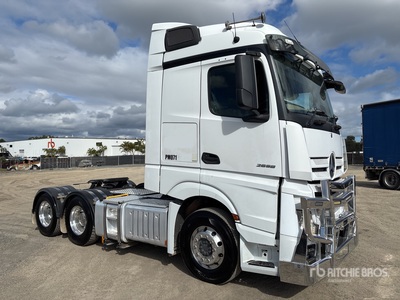 2019 Mercedes-Benz Actros 2658 6x4 T/A Sleeper Truck Tractor