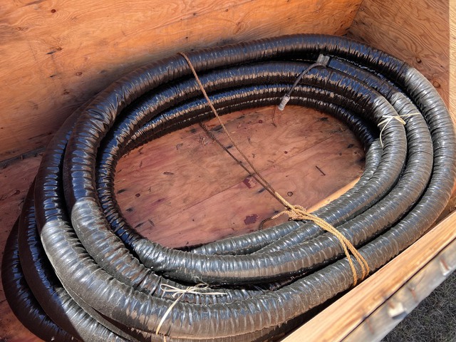 Quantity of (1) 2.5 in x 100 ft Rigid Fuel/Water Suction Hose (Unused)